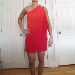 Cache One Shoulder Dress